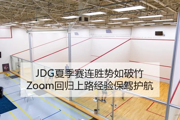 JDG夏季赛连胜势如破竹 Zoom回归上路经验保驾护航